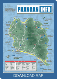 Koh Phangan Map
